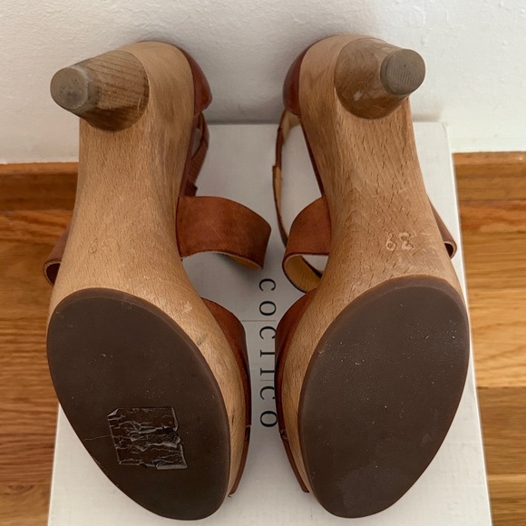 COCLICO Brown leather Strappy Heels - Picture 4 of 4